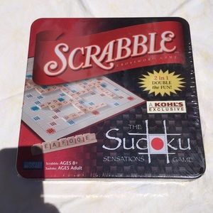 Scrabble and Sudoku game, NIB